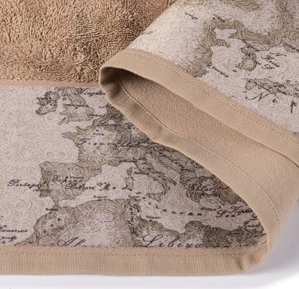 Coppia Asciugamani Alviero Martini Geo Country in Cotone - 4