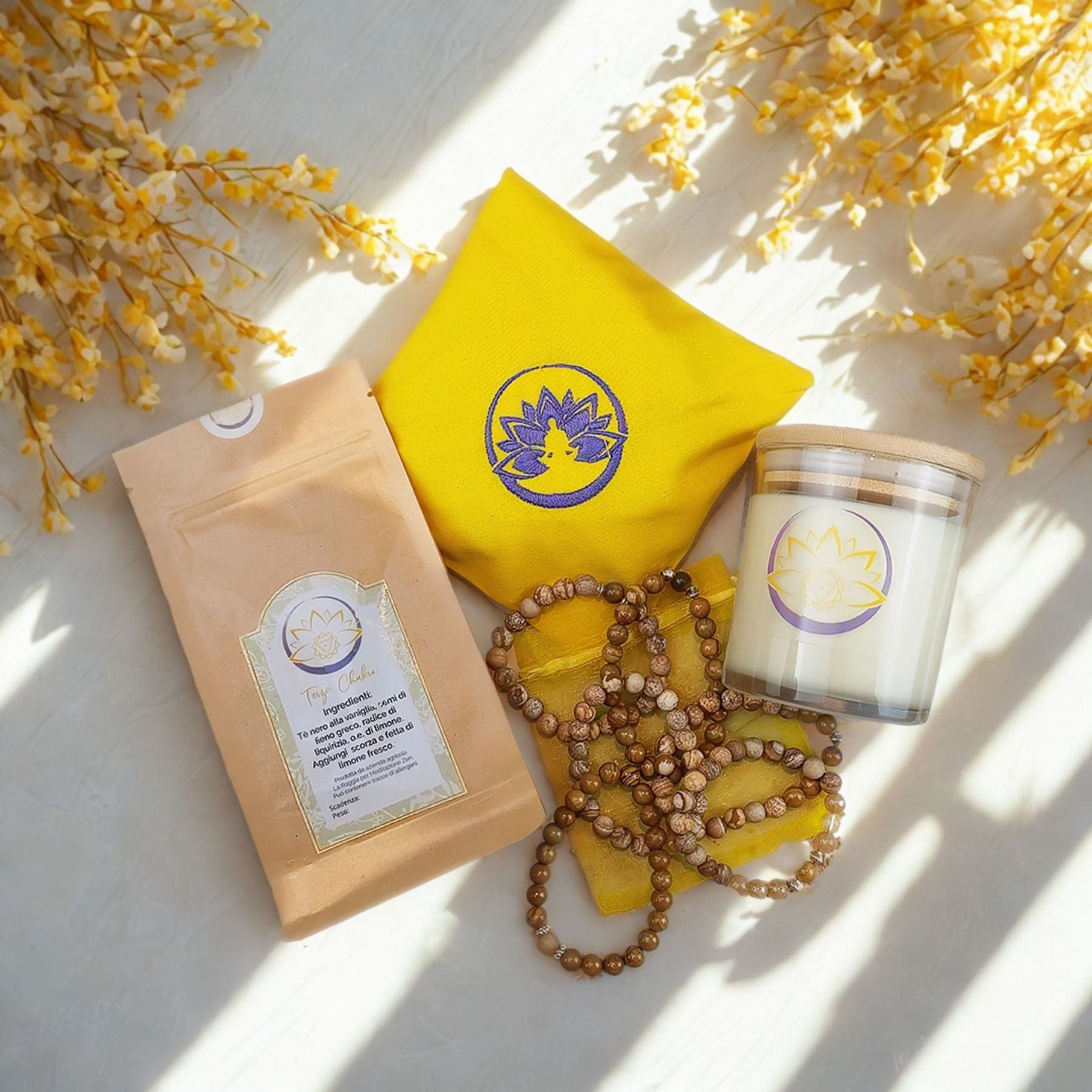 Box Equilibrio Chakra - Tisana, Candela, Bracciale e Profumatore - 16