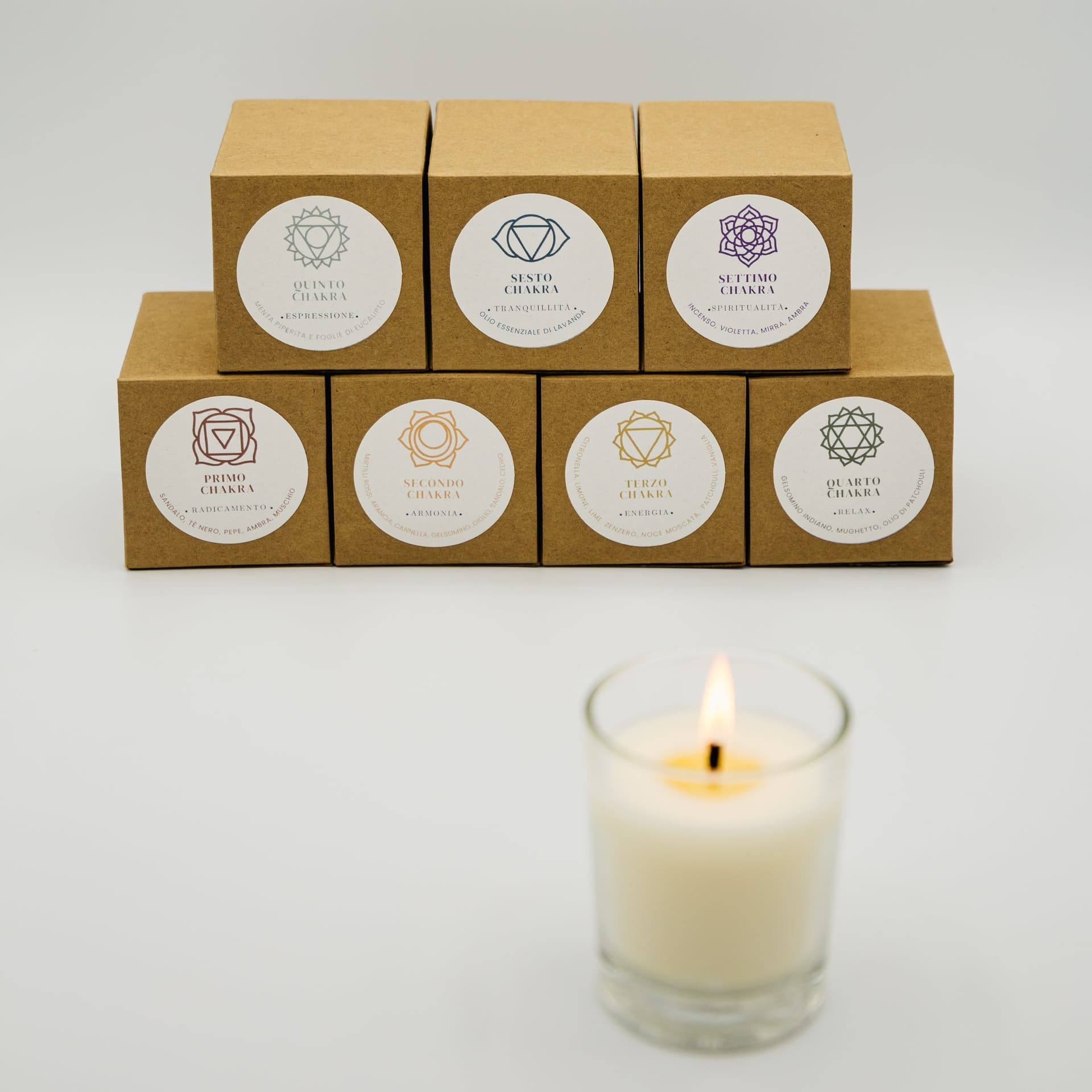Set Candele 7 Chakra Profumate - 11