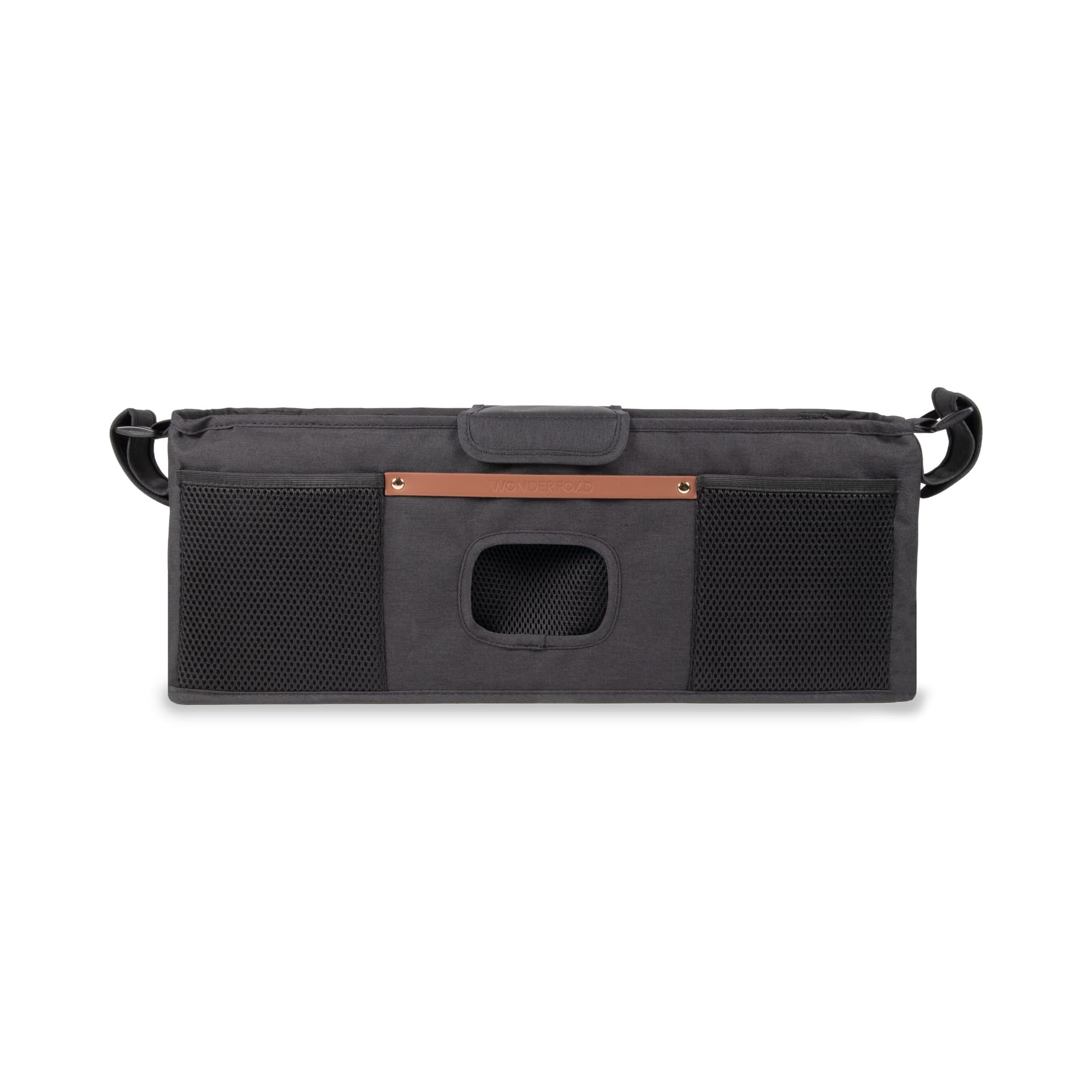 Console per genitori con 4 portabicchieri-Nero - 2