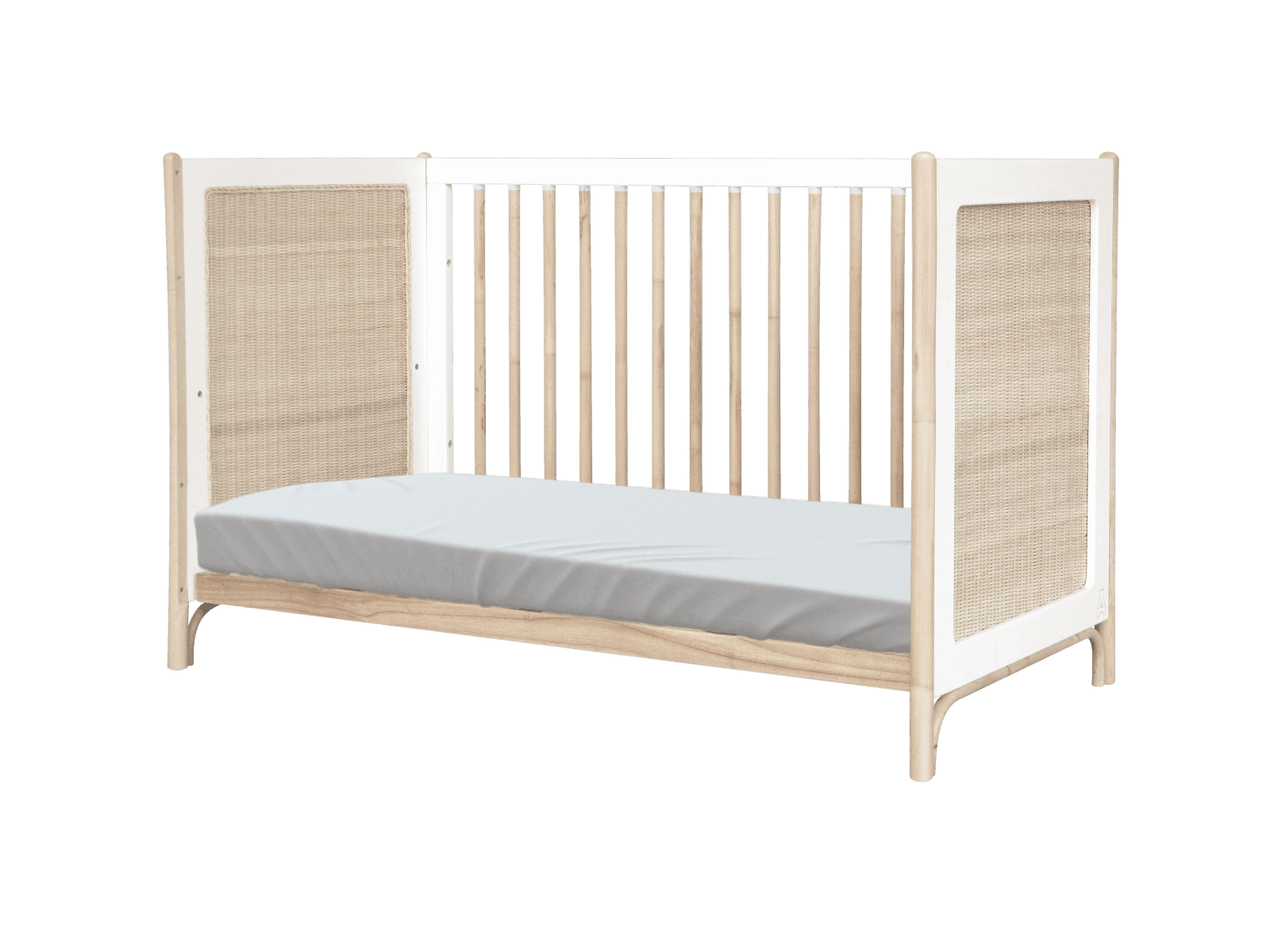 Lettino Theo Bebe Oceania - Bianco 60x120 cm - 2