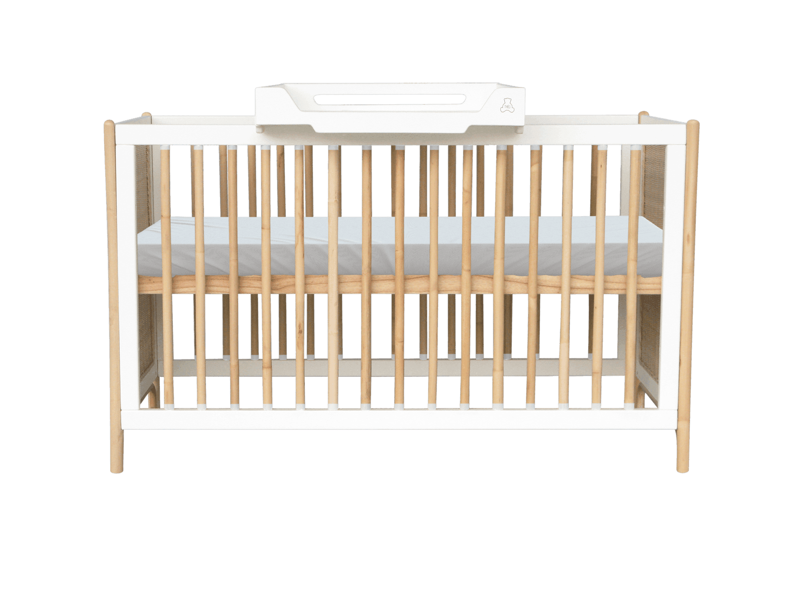 Lettino Theo Bebe Oceania - Bianco 60x120 cm - 12
