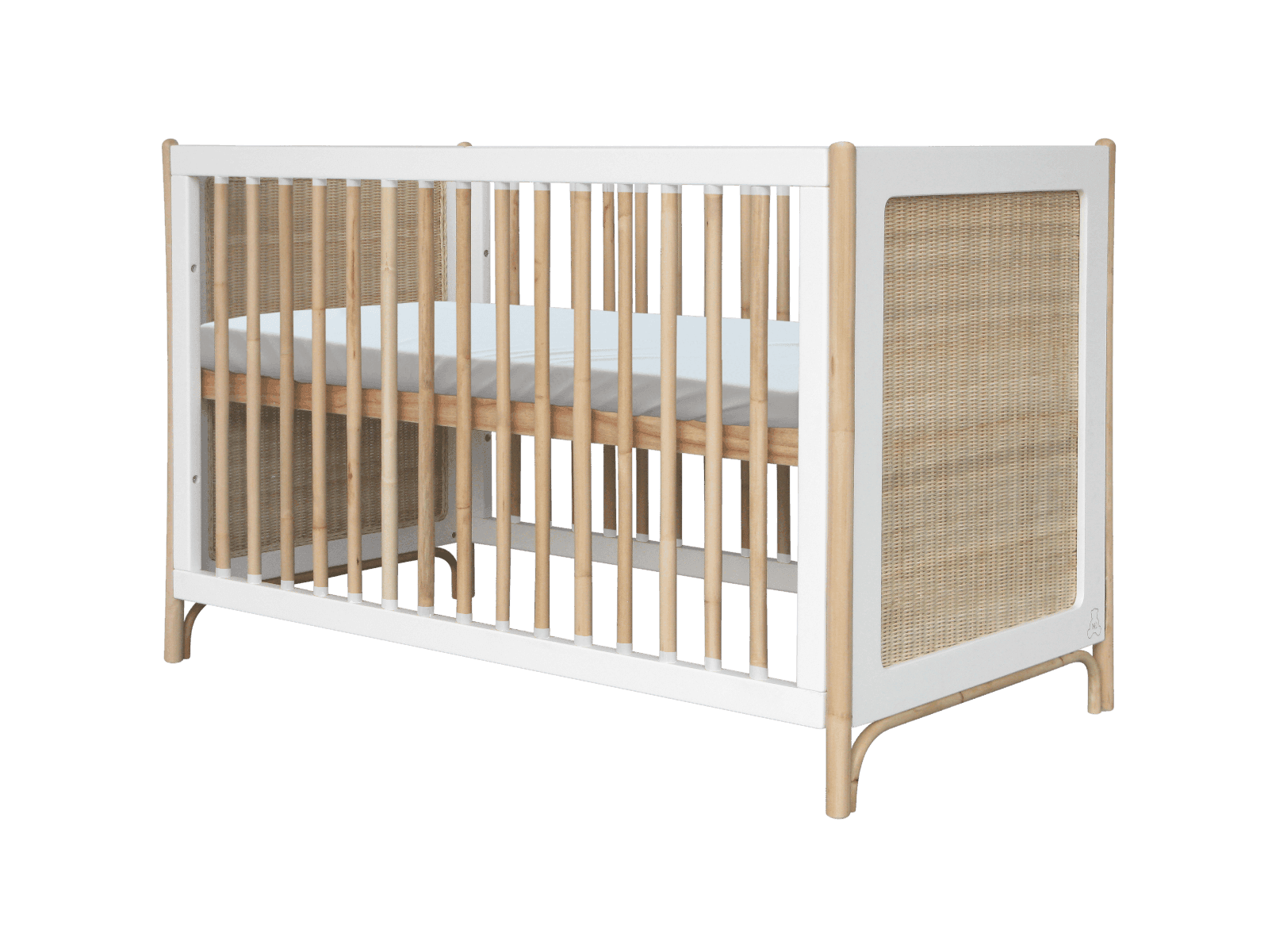 Lettino Theo Bebe Oceania - Bianco 60x120 cm - 9