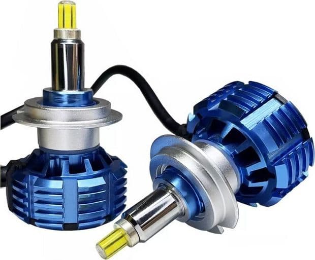 Kit Lampadine LED H7 90W 360° COB 6000K Anabbaglianti per Volkswagen T6 CANbus Anti-Errore Senza Ventola - 2