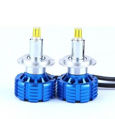 Kit Lampadine LED H7 90W 360° COB 6000K Anabbaglianti per Volkswagen T6 CANbus Anti-Errore Senza Ventola - 5