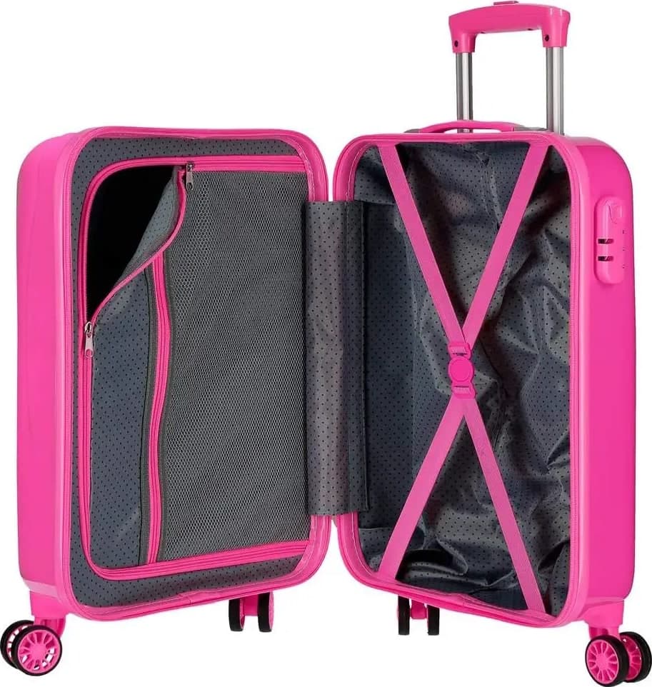 Trolley Joumma Bags 55cm Minnie Heart Rosa - 5