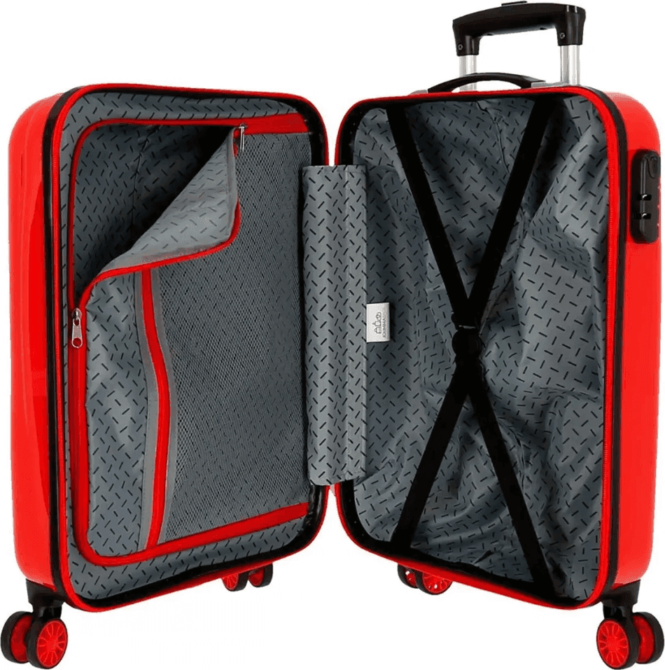 Trolley Joumma Bags 55cm Mickey Mouse Rosso - 5