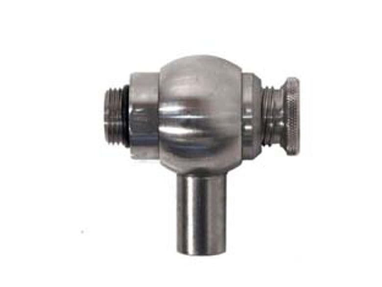 RUBINETTO OLIO A VITE IN ACCIAIO INOX PER FUSTI E SERBATOI- - M 3/8 - 1 pezzi – No Brand