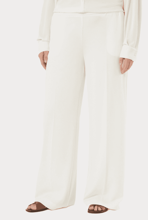 PERSONA pantalone a palazzo donna bianco - 2