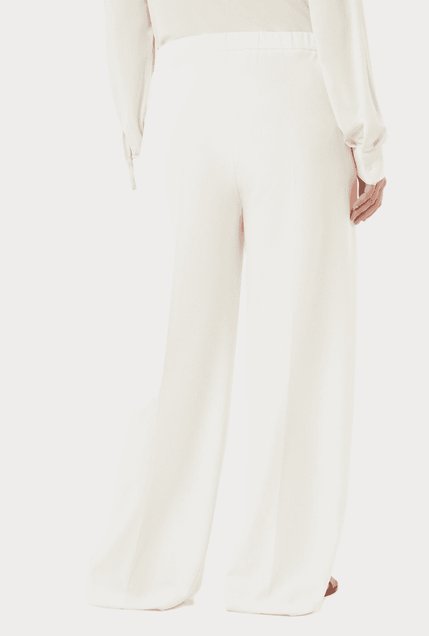 PERSONA pantalone a palazzo donna bianco - 3