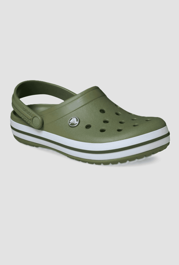 CROCS ciabatte crocband sabot u unisex verde - 2