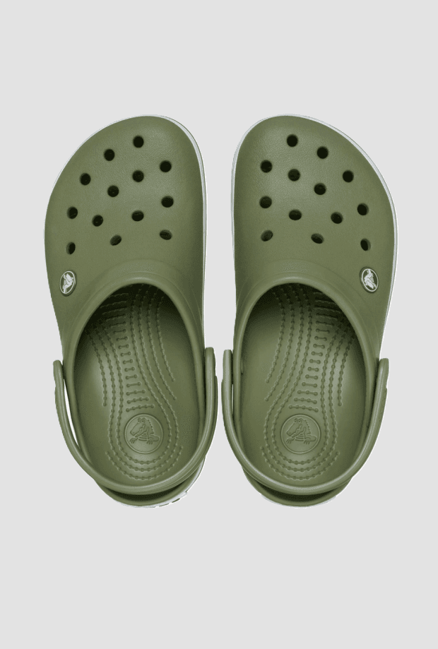 CROCS ciabatte crocband sabot u unisex verde - 3