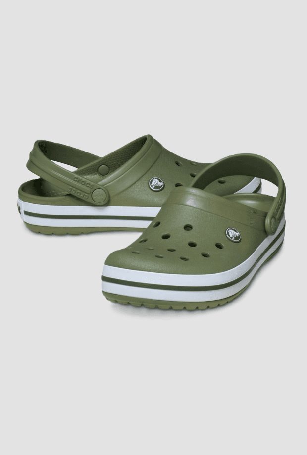 CROCS ciabatte crocband sabot u unisex verde - 5