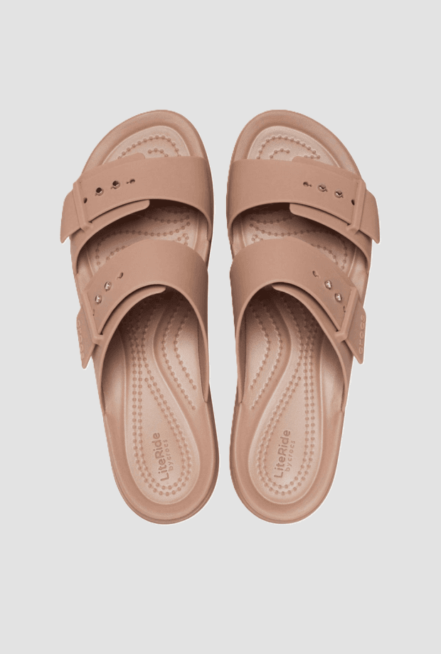 CROCS ciabatte crocs brooklyn sandal donna latte - 3