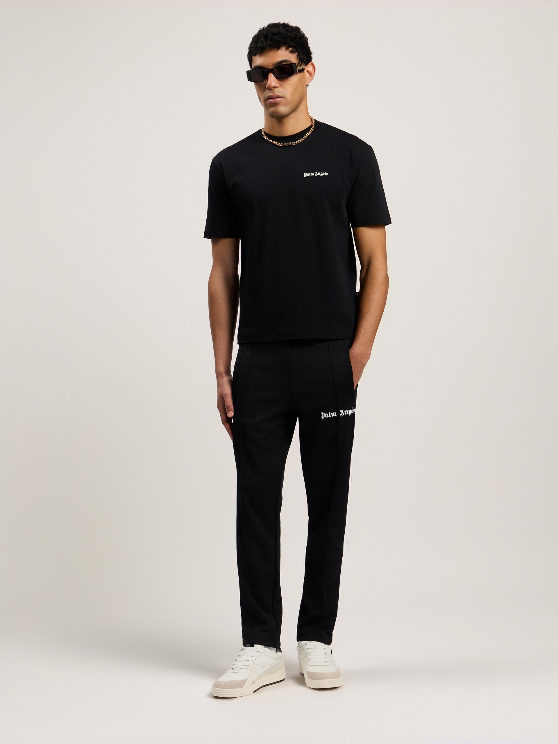 Palm Angels 3 Pack t-shirt Uomo PALM ANGELS classic logo nero - 2