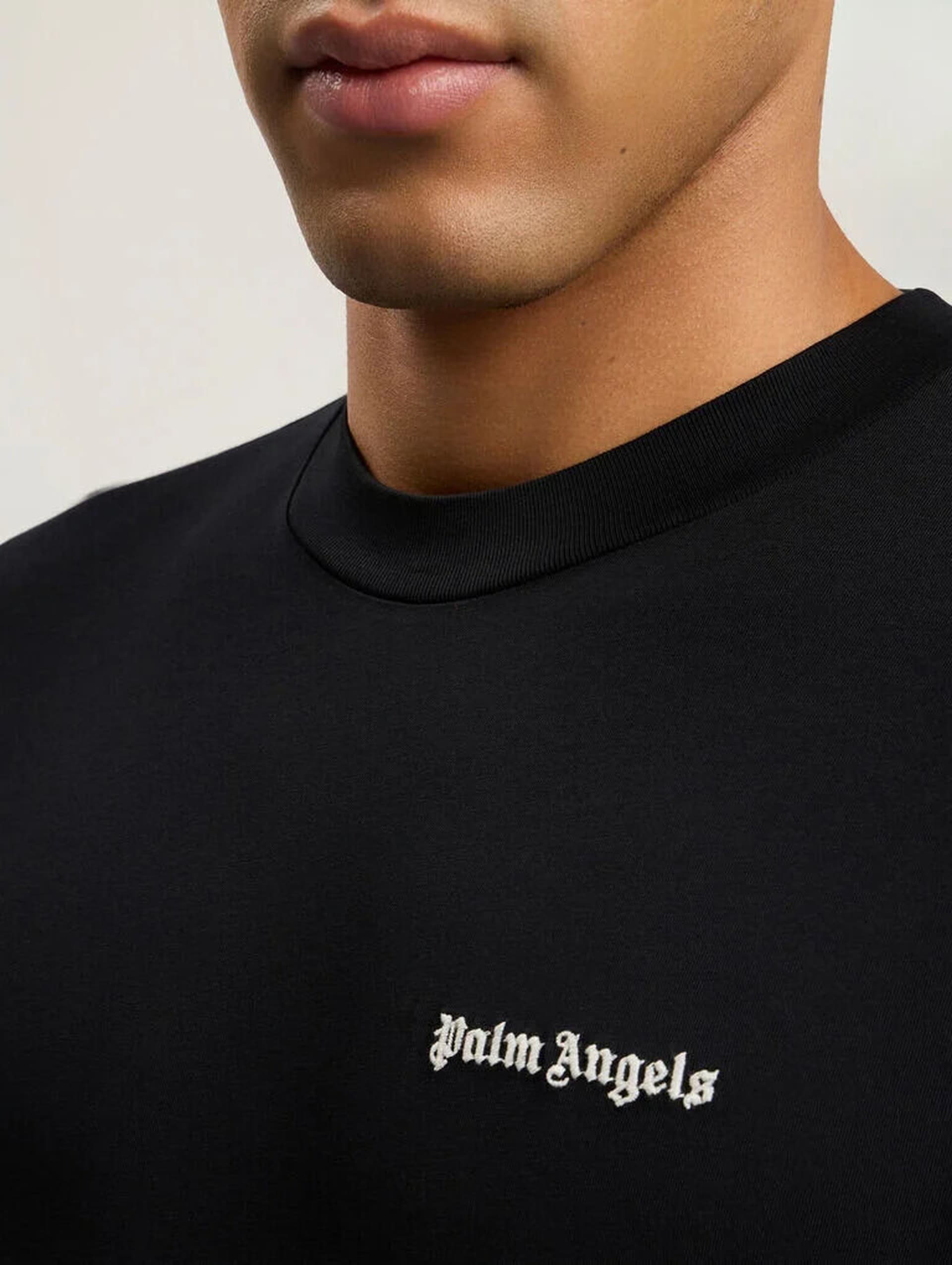 Palm Angels 3 Pack t-shirt Uomo PALM ANGELS classic logo nero - 5