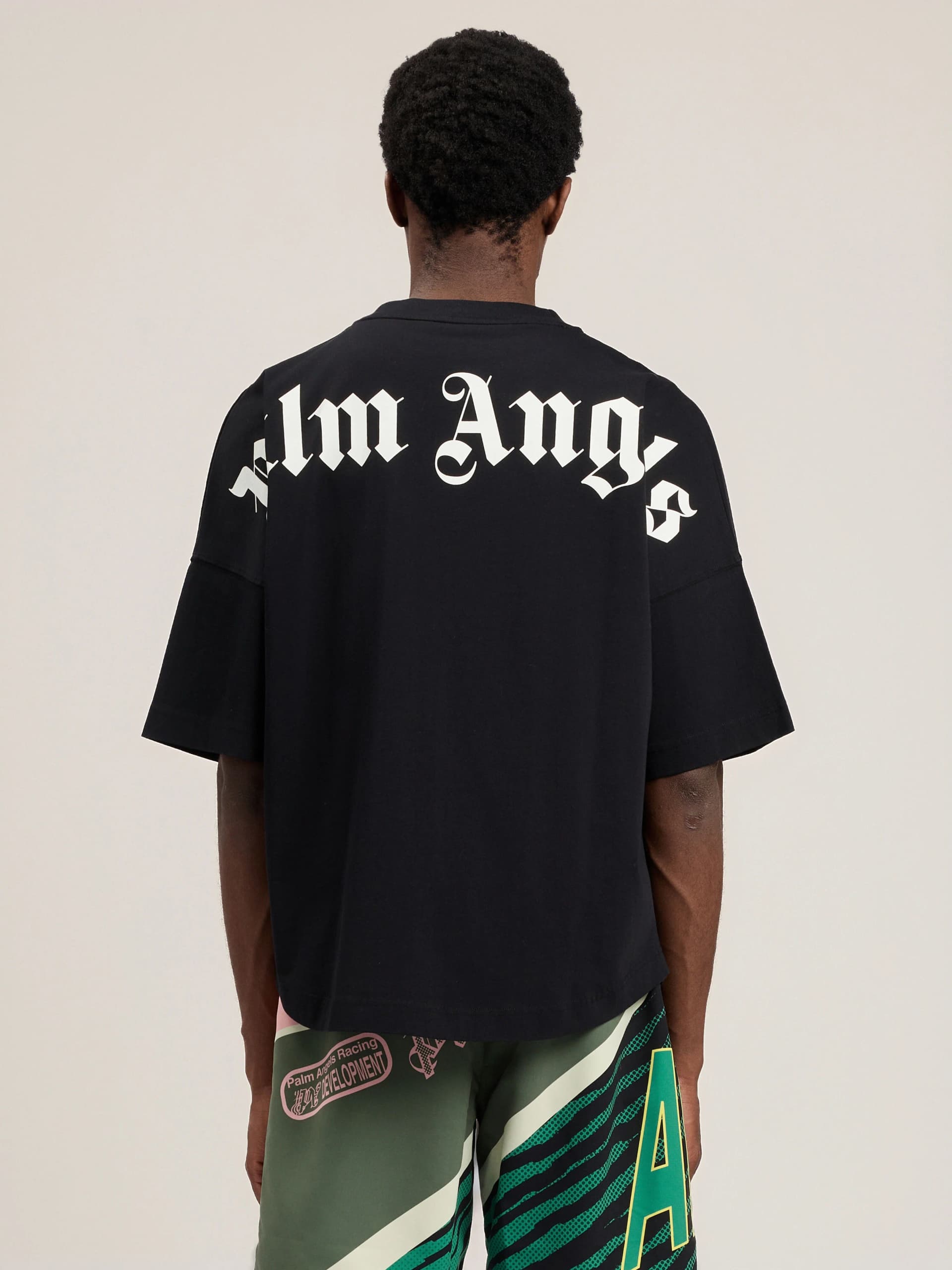 Palm Angels T-shirt over size Uomo PALM ANGELS classic logo - 4