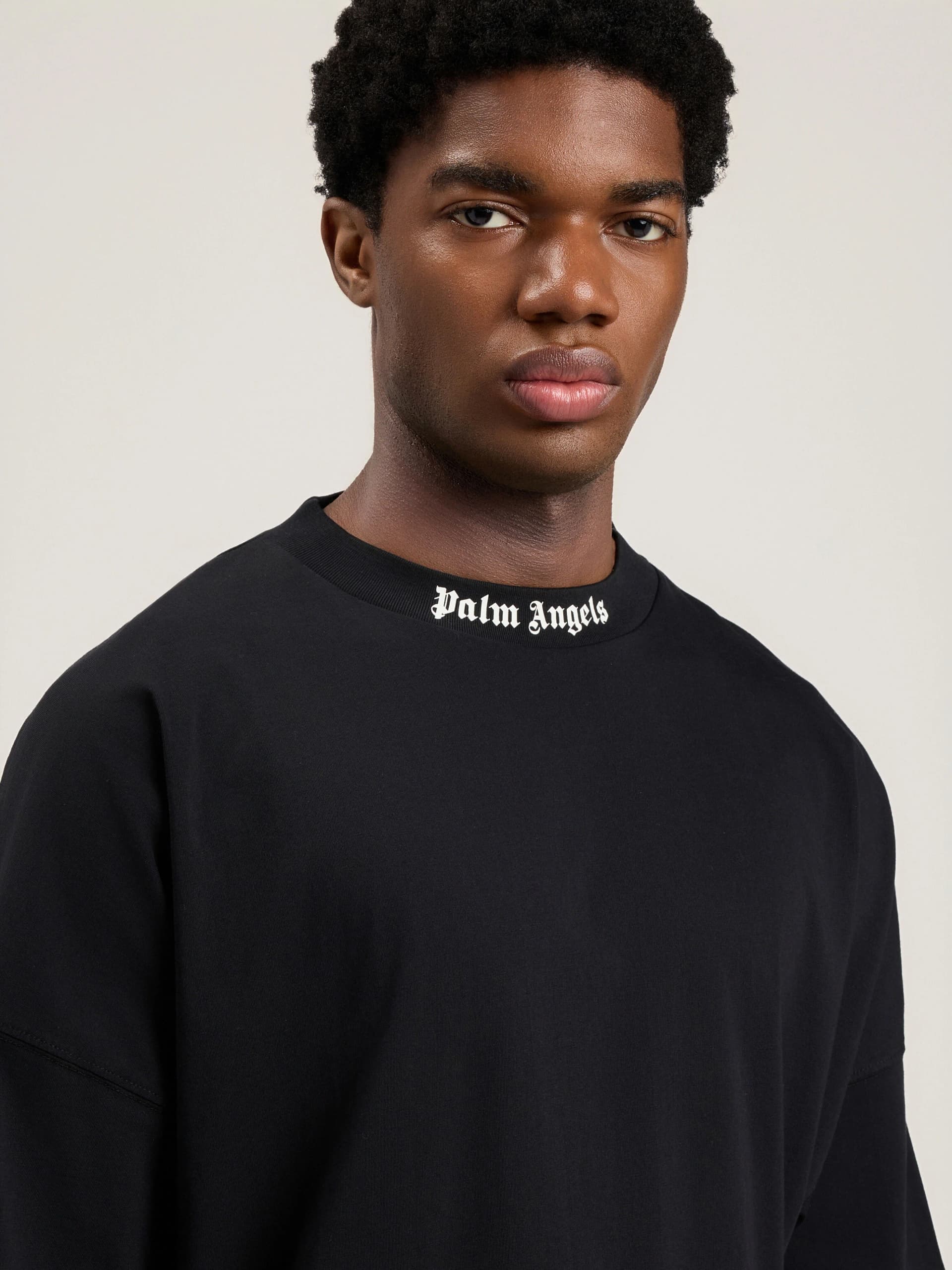 Palm Angels T-shirt over size Uomo PALM ANGELS classic logo - 5