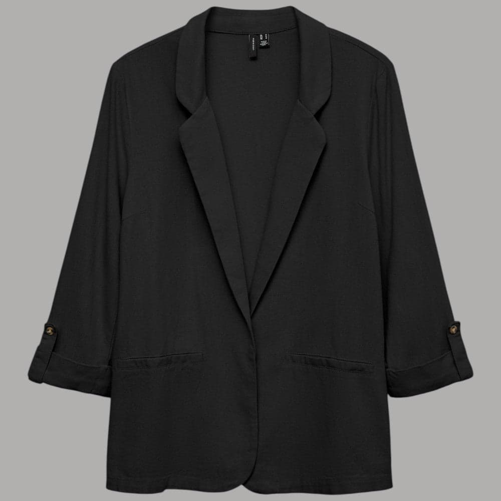 Vero Moda Giacca Blazer Donna Lino e Viscosa Manica 3/4 Tasche - 4