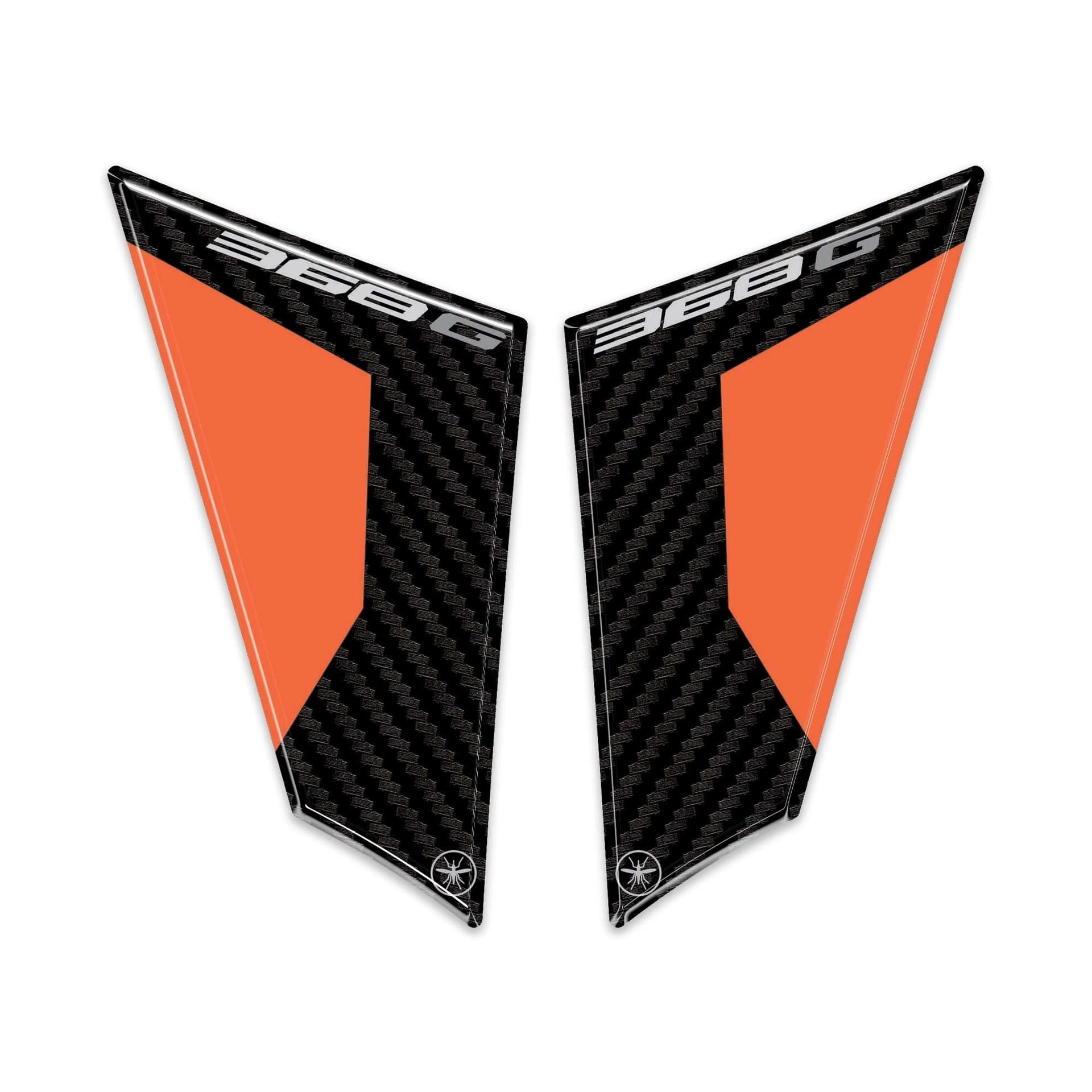 Adesivi 3D Parasteli Parafango Scooter compatibile con Zontes 368G 2026 - 2