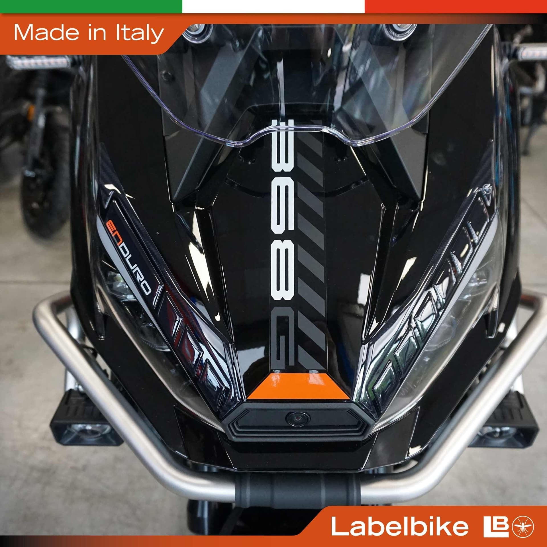 Adesivo 3D Protezione Frontale Scooter compatibile con Zontes 368G 2026 - 4
