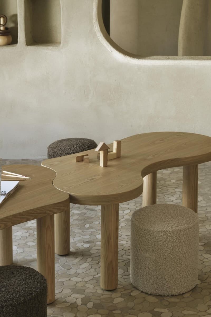 Tavolo Modulare Organico Quax per Bambini - 3