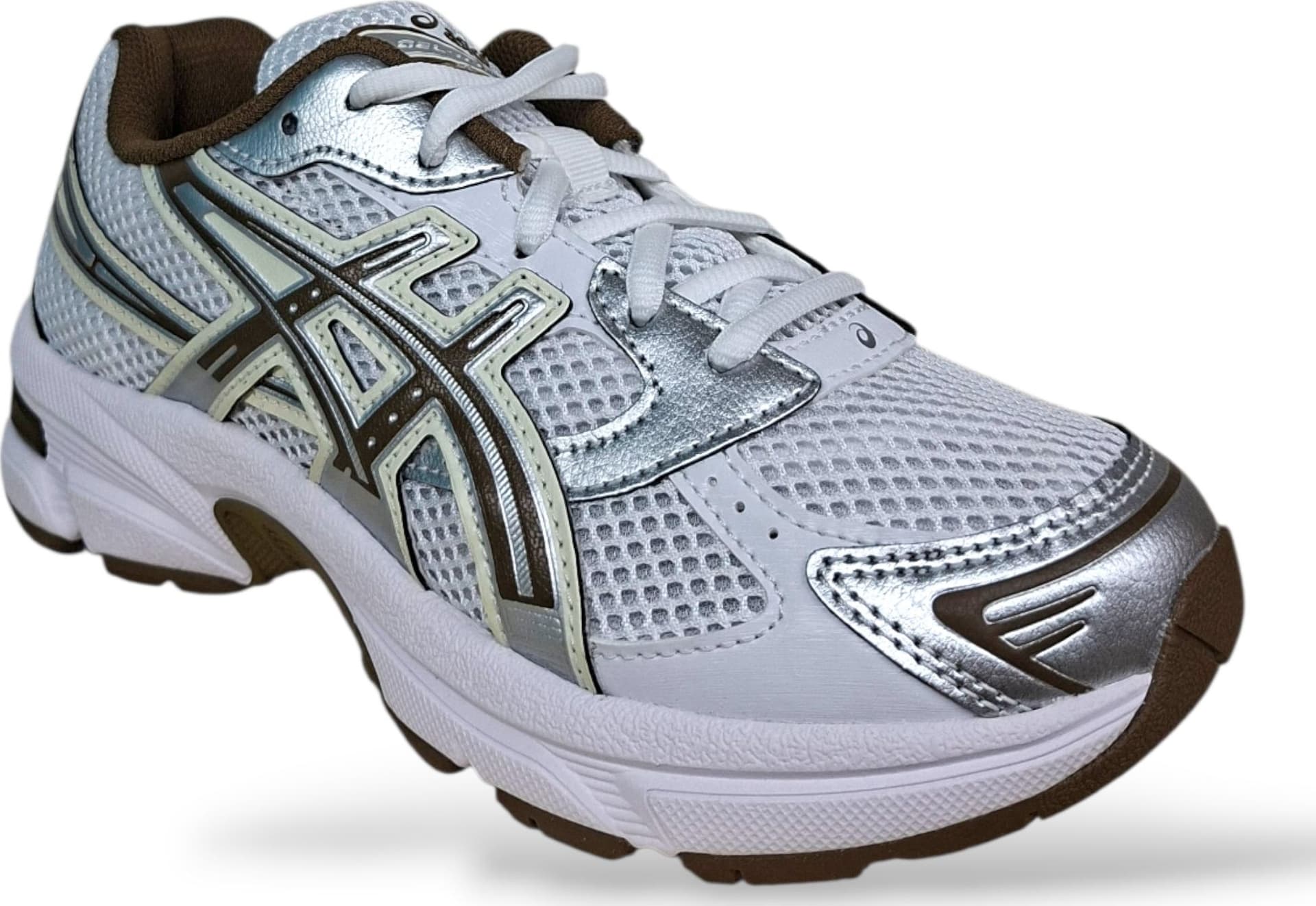 ASICS GEL-1130 Sneakers Bambini Ragazzi Marrone Grigio Bianco | Taglia 27-40 | Scarpetteria Gica - 7