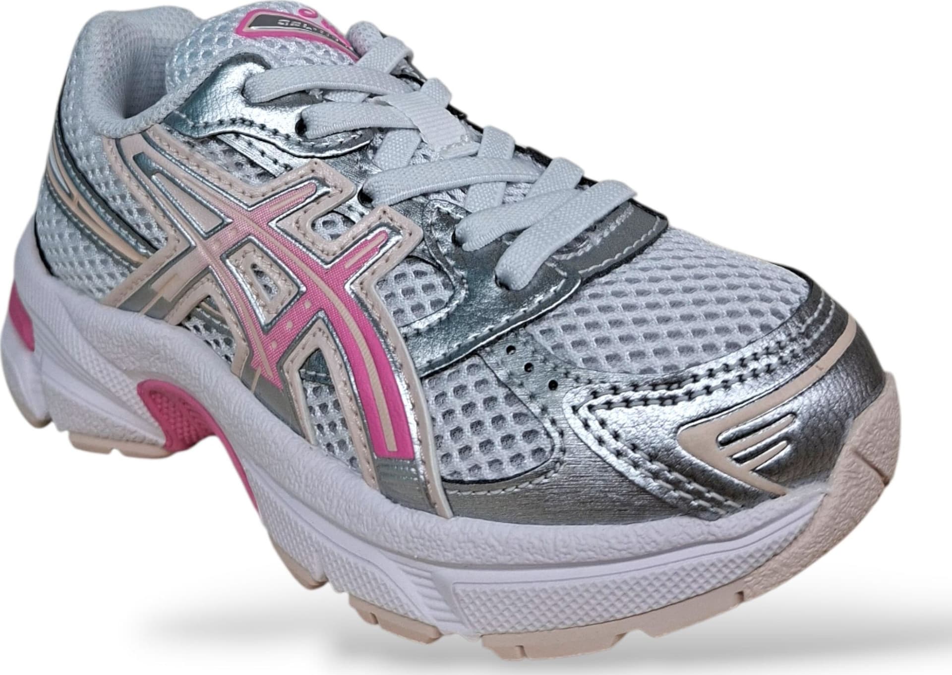 ASICS GEL-1130 Sneakers Bambine Ragazze Grigio Rosa | Taglia 27-40 | Scarpetteria Gica - 2