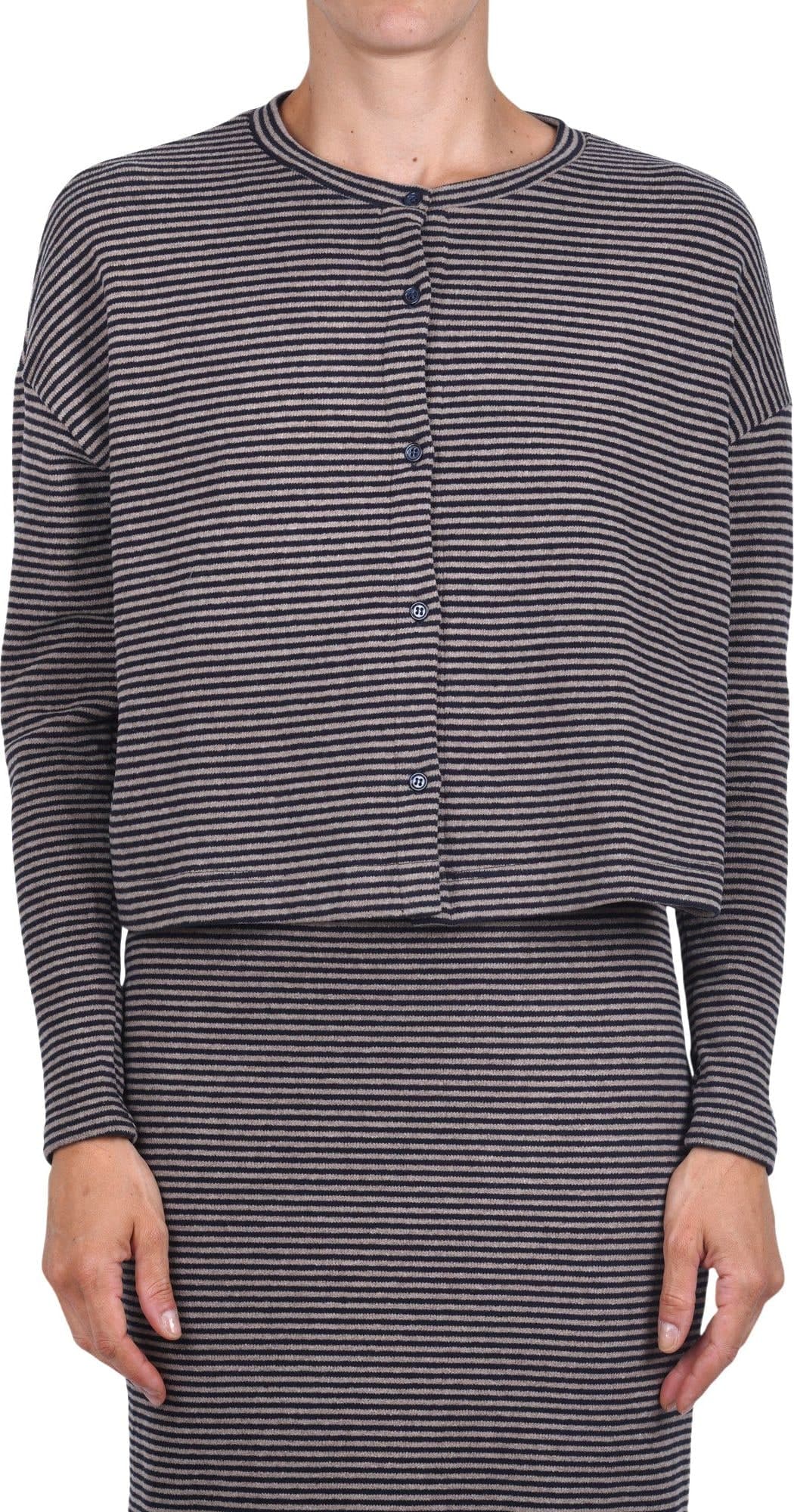 MAMA B Mama B - Cardigan - 480023 - Tortora/Blu - 3