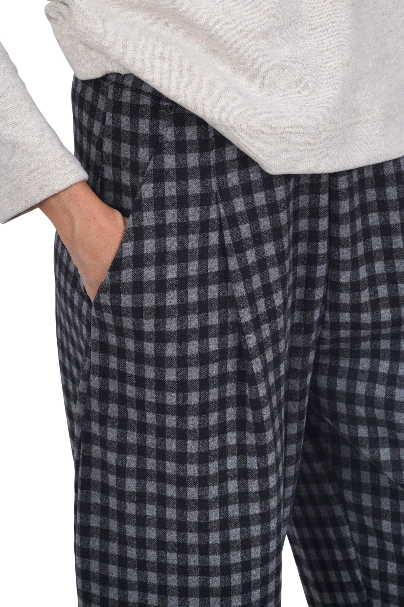 MAMA B Mama B - Pantalone - 480028 - Nero/Grigio - 6