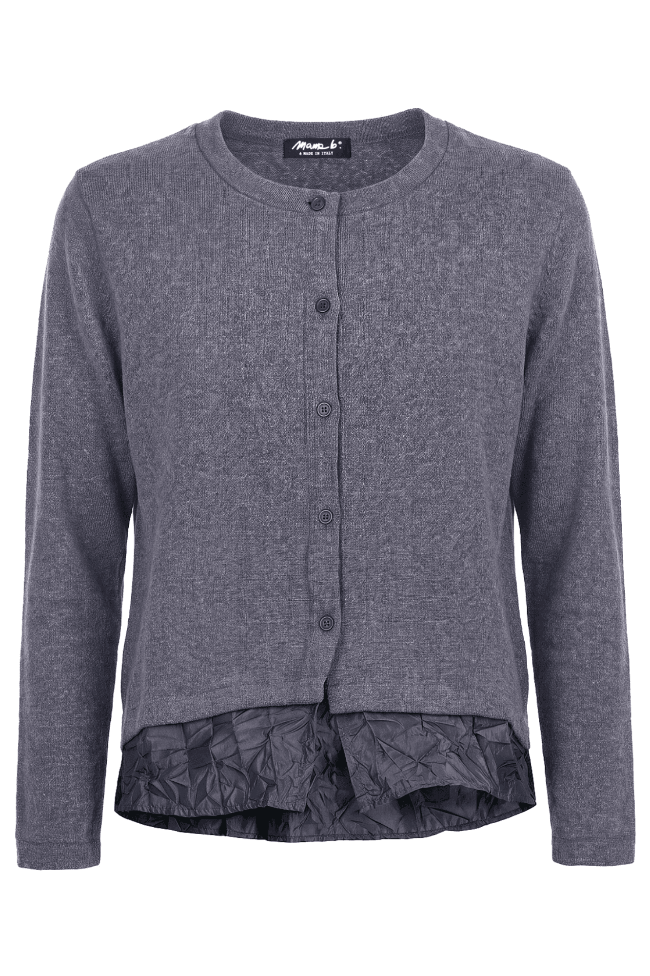 MAMA B Mama B - Cardigan - 480032 - Grigio scuro - 7