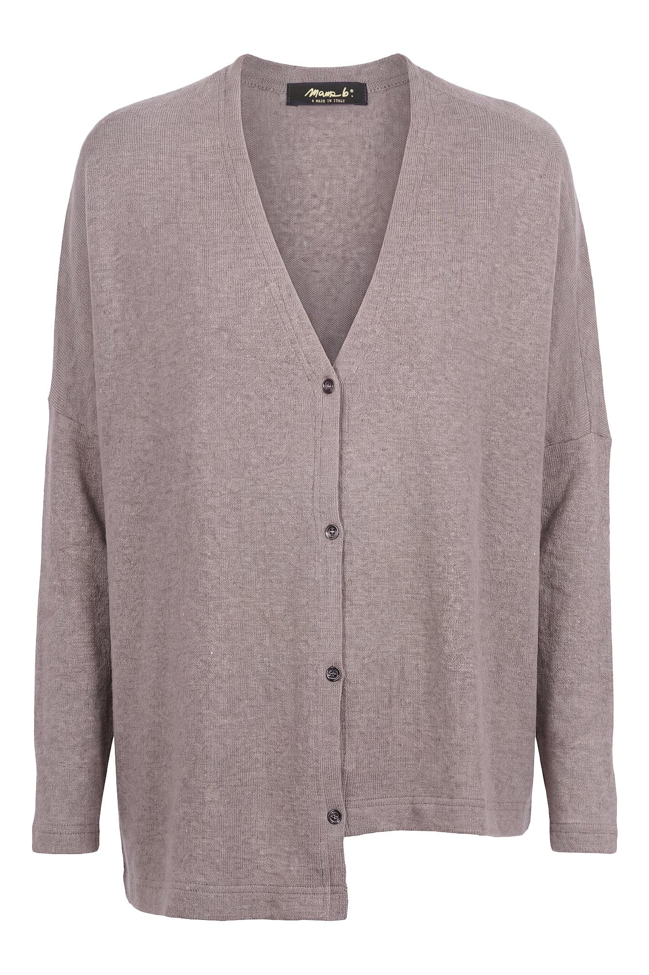 MAMA B Mama B - Cardigan - 480050 - Tortora - 7