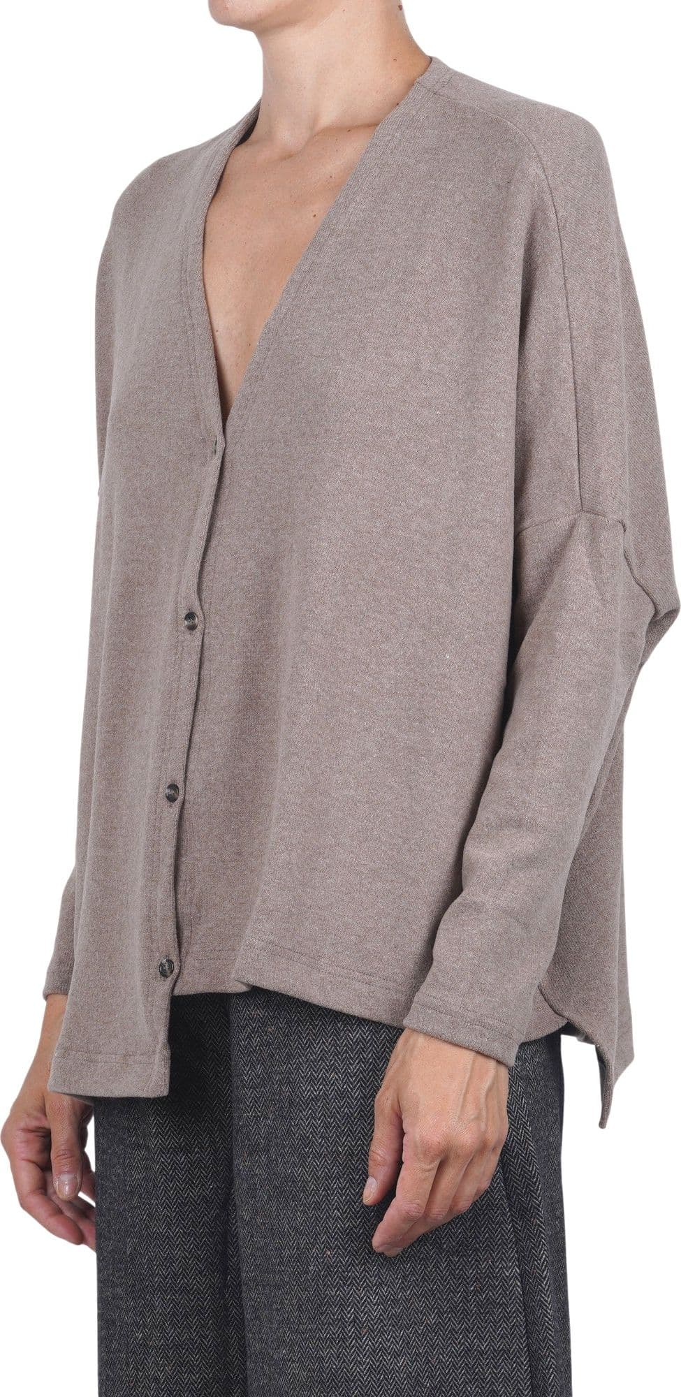 MAMA B Mama B - Cardigan - 480050 - Tortora - 4