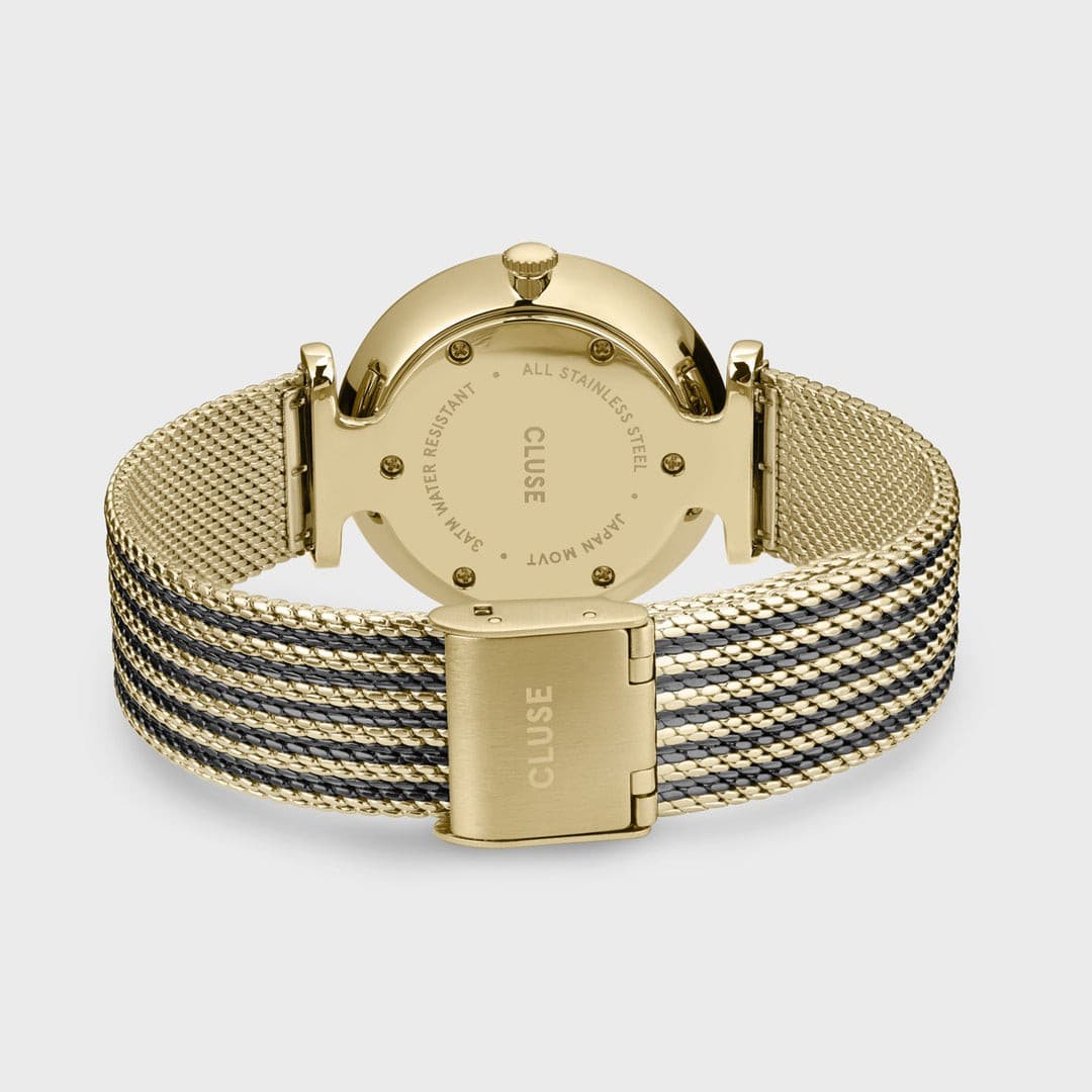 CLUSE - Orologio Triomphe Watch Mesh, Black, Gold colour - 3