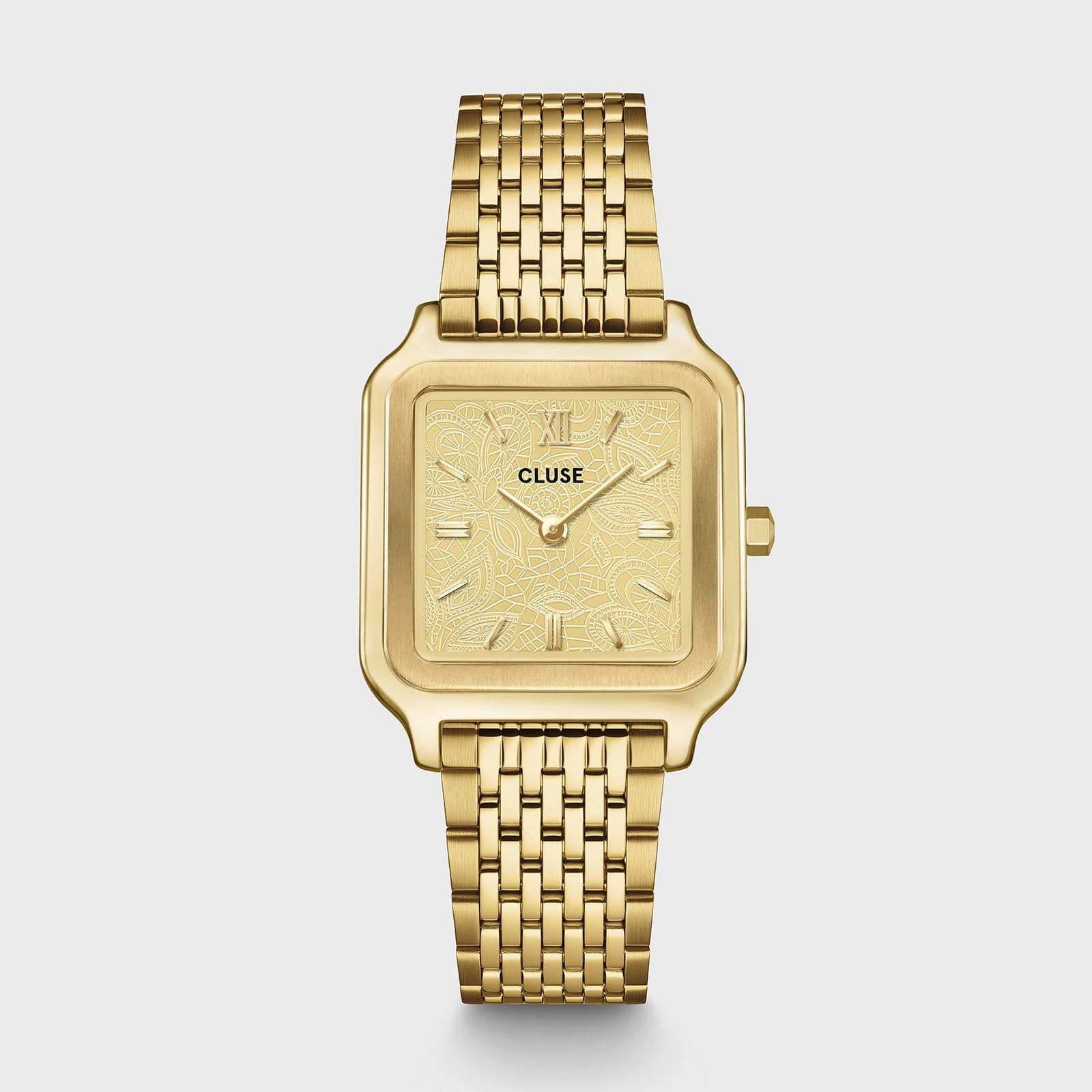 CLUSE - Gracieuse Watch Steel, Lace Textured, Gold Colour