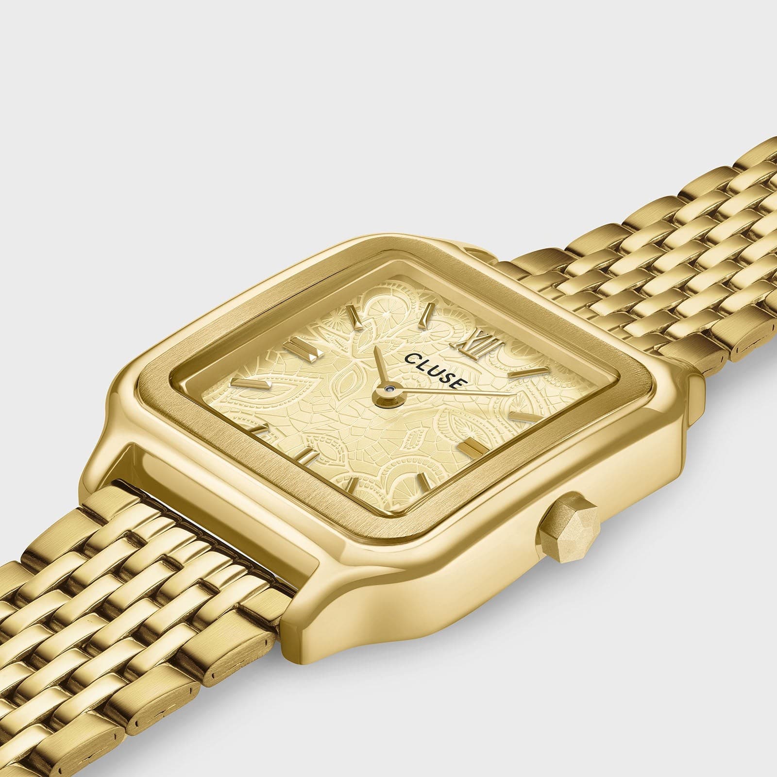 CLUSE - Gracieuse Watch Steel, Lace Textured, Gold Colour - 2