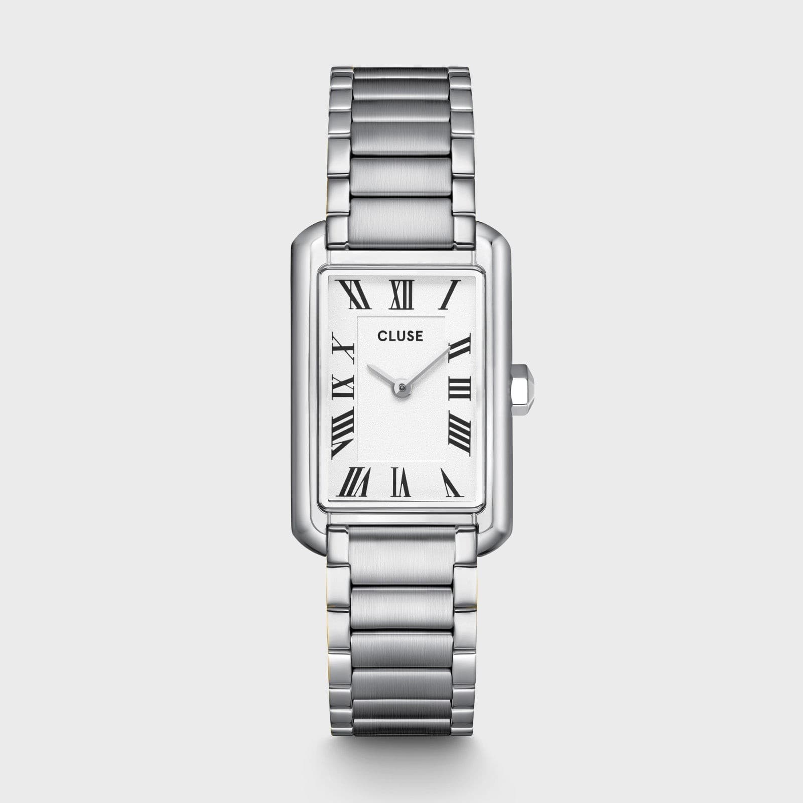 CLUSE - Orologio Belisenna Watch Steel, White, Silver Colour