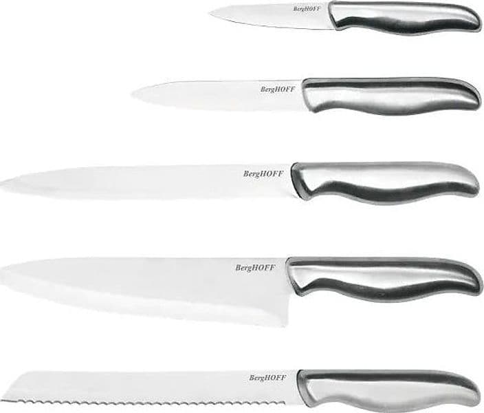 Set Coltelli Berghoff 1315153 Entity con Ceppo in Legno 6 Pezzi in Acciaio Inox - 4