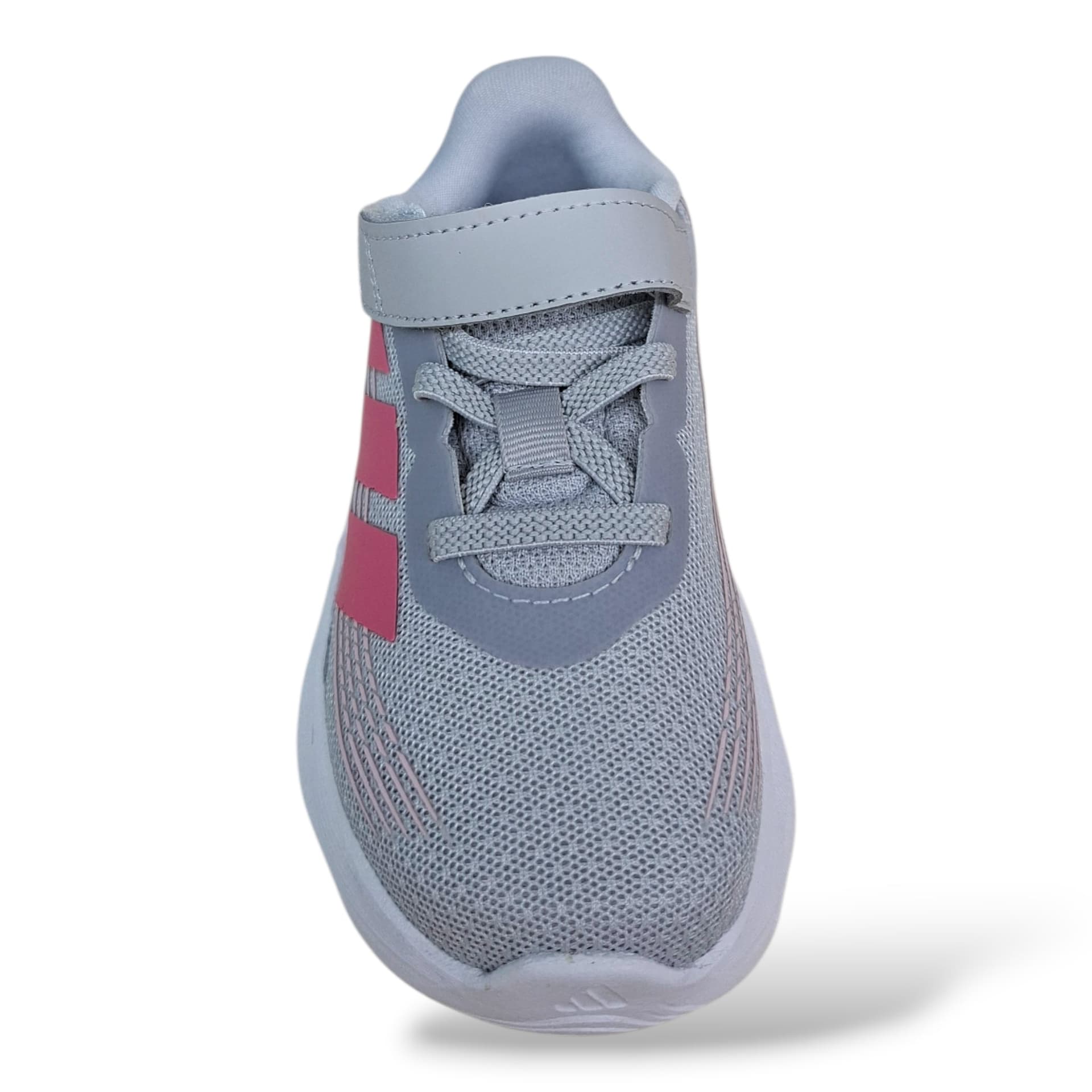 Adidas Galaxy 8 Sneakers Bambine Grigio Rosa | Taglia 20-27 | Laccio Elastico e Velcro | Scarpetteria Gica - 4