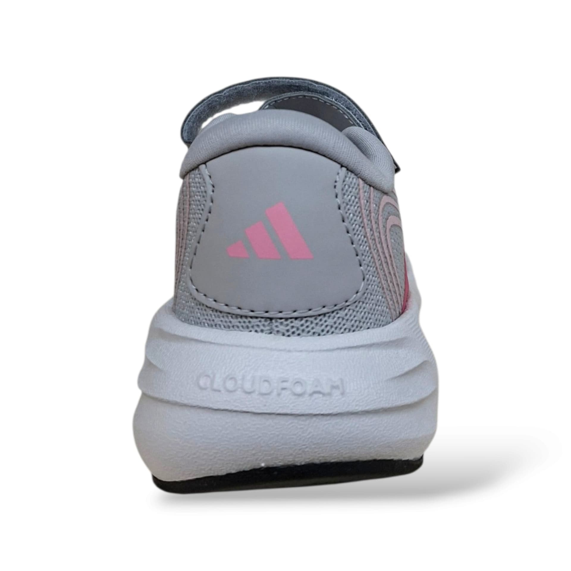 Adidas Galaxy 8 Sneakers Bambine Grigio Rosa | Taglia 20-27 | Laccio Elastico e Velcro | Scarpetteria Gica - 8