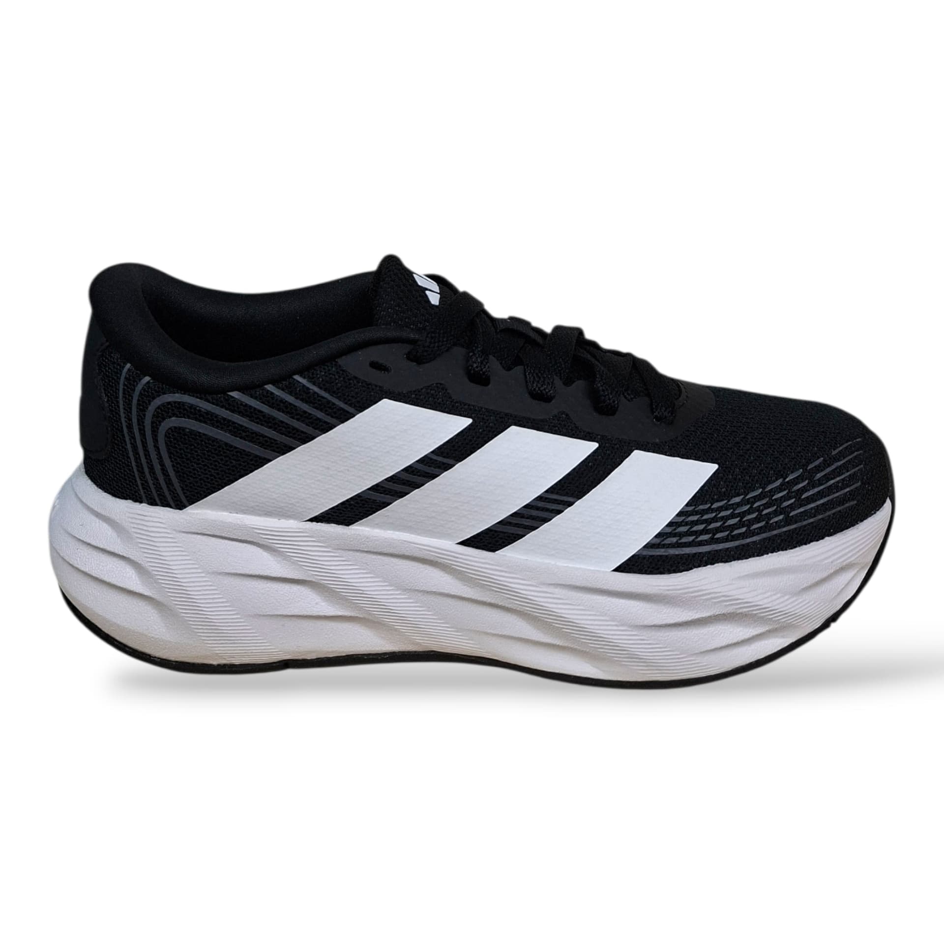 Adidas Galaxy 8 Sneakers Bambini Ragazzi Nero Bianco | Taglia 36-40 | Lacci | Scarpetteria Gica - 7
