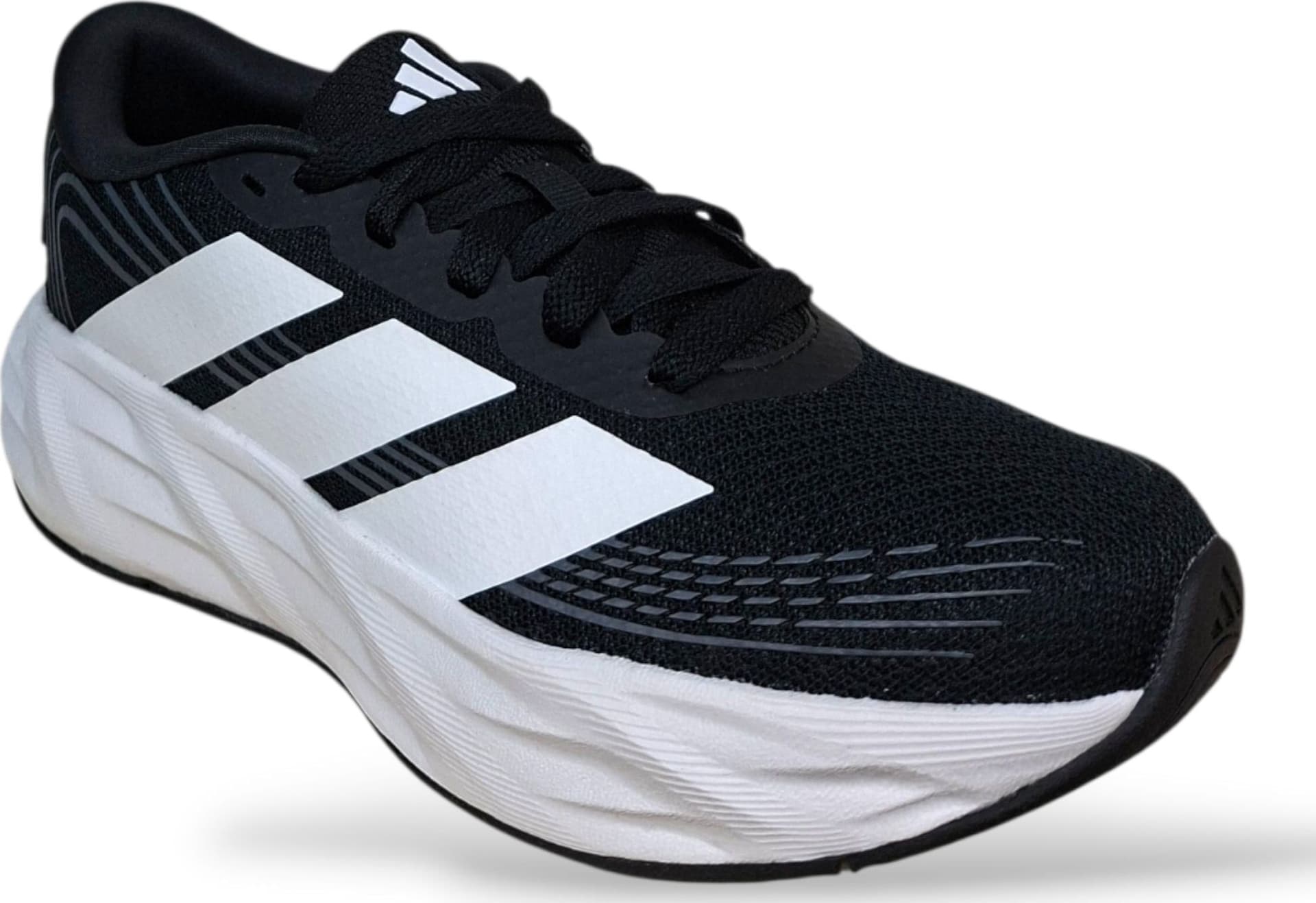 Adidas Galaxy 8 Sneakers Bambini Ragazzi Nero Bianco | Taglia 36-40 | Lacci | Scarpetteria Gica - 2