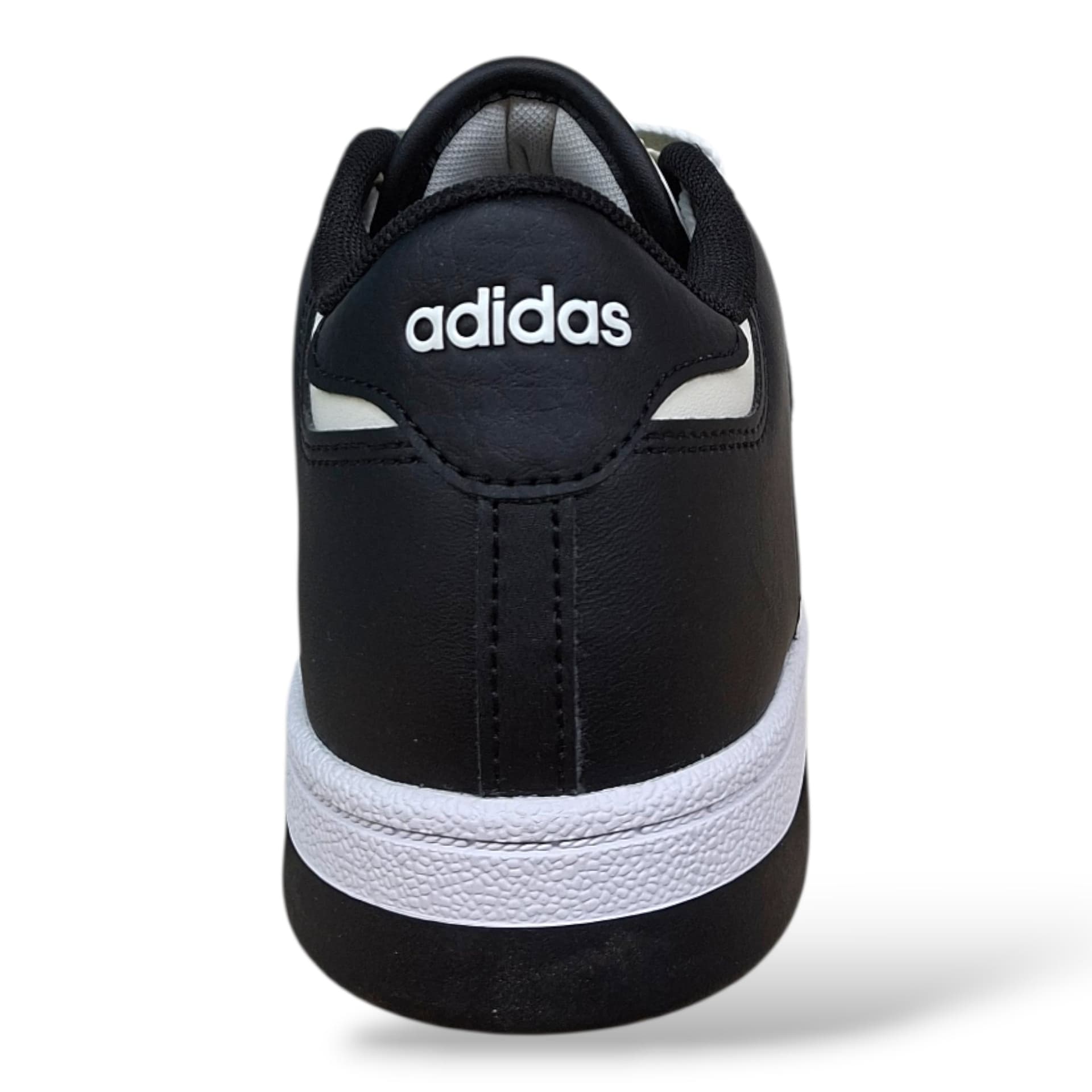 Adidas Rapid Court Sneakers Bambini Ragazzi Nero Bianco | Taglia 36-40 | Pelle | Scarpetteria Gica - 3