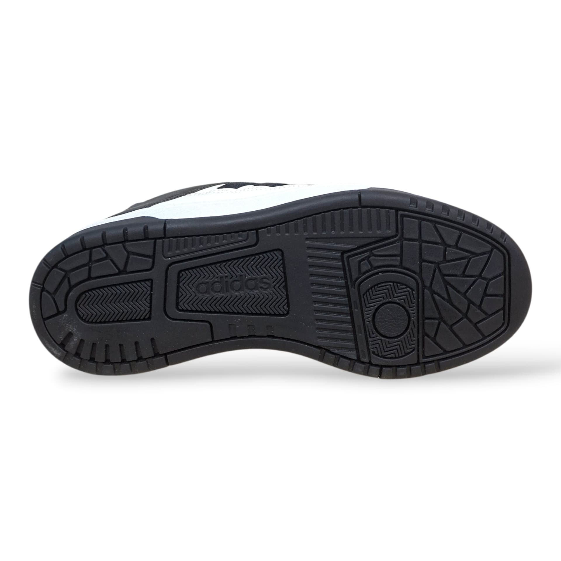 Adidas Rapid Court Sneakers Bambini Ragazzi Nero Bianco | Taglia 36-40 | Pelle | Scarpetteria Gica - 5