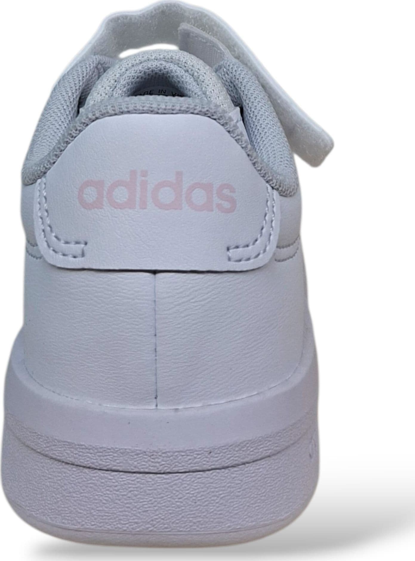 Adidas Grand Court Sneakers Bambine Bianco Cangiante | Taglia 28-35 | Pelle Velcro | Scarpetteria Gica - 3