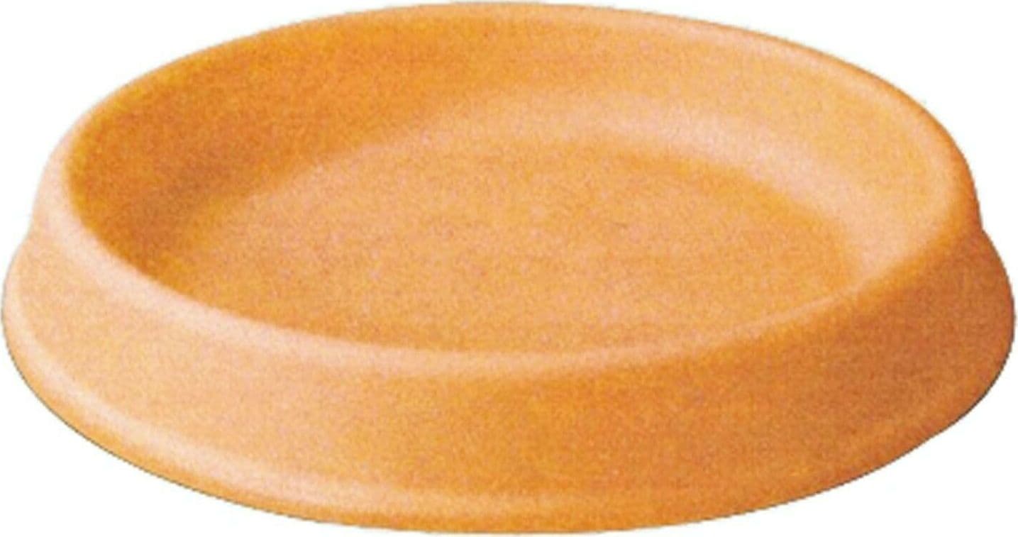 sottovaso rotondo impruneta   in plastica  - 35, ø cm.31x4.5 h.- FER 278928 - 2
