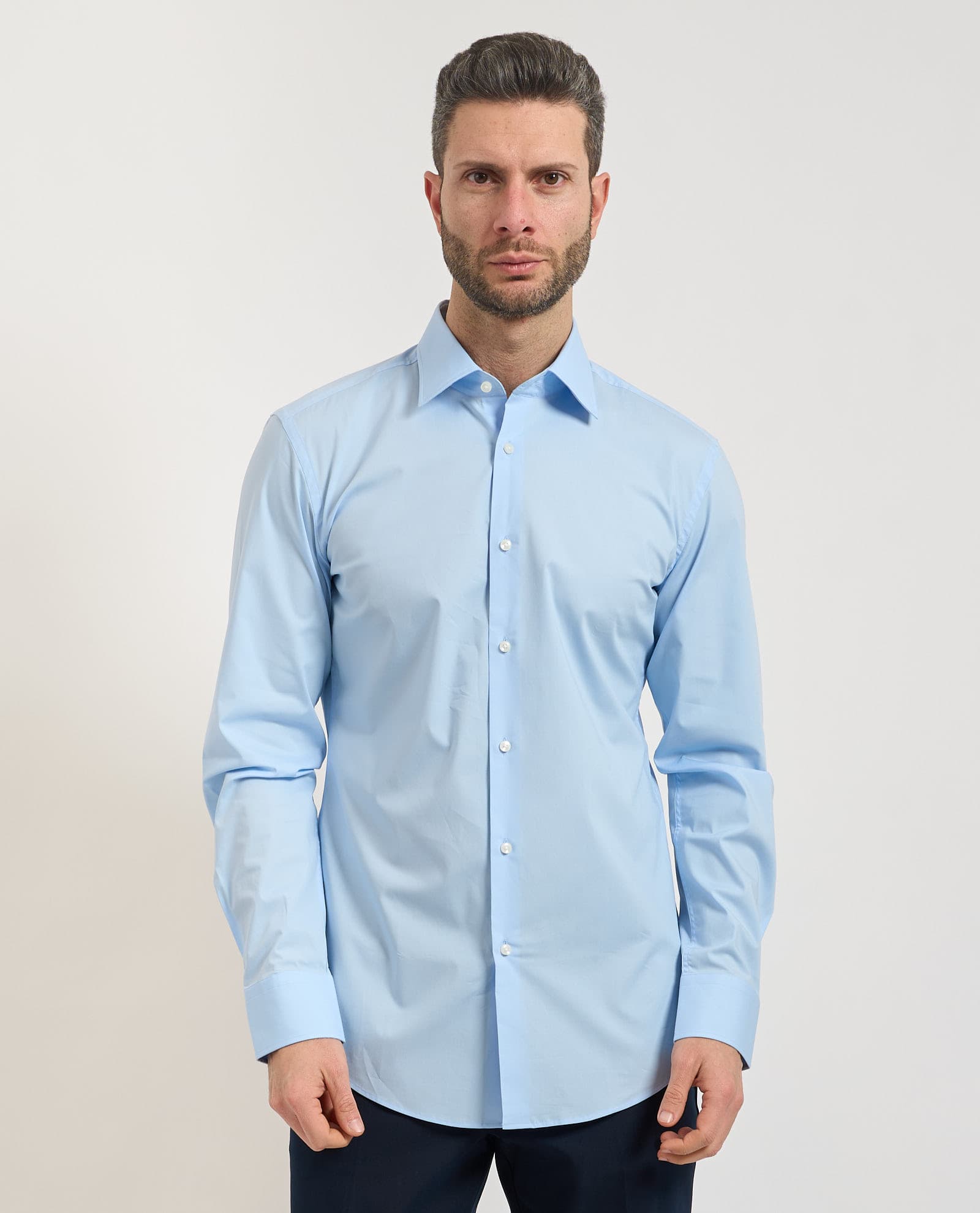 BOSS  Camicie Azzurro