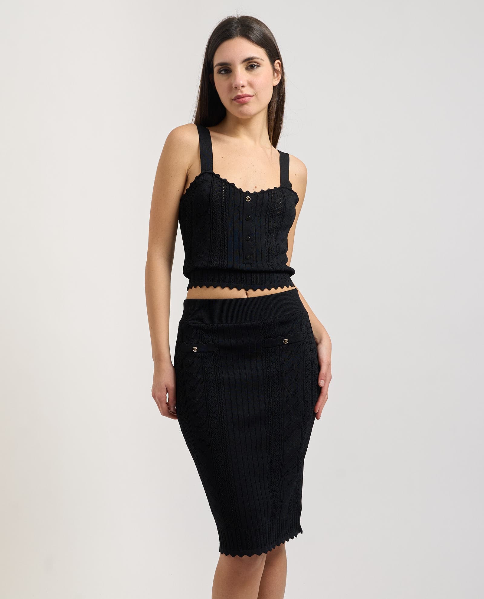 Fracomina  Top Nero - 2