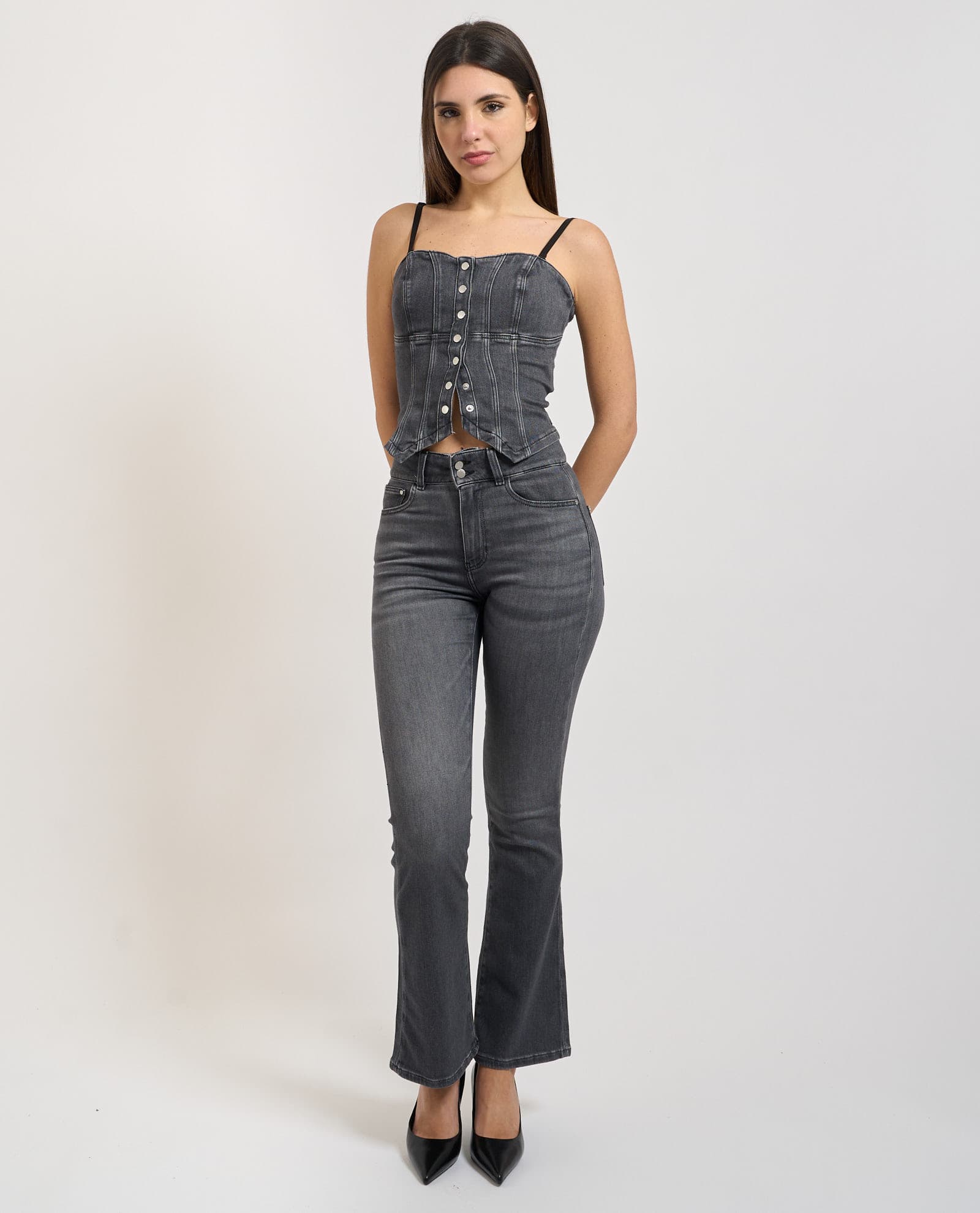 Guess  Jeans Grigio - 2