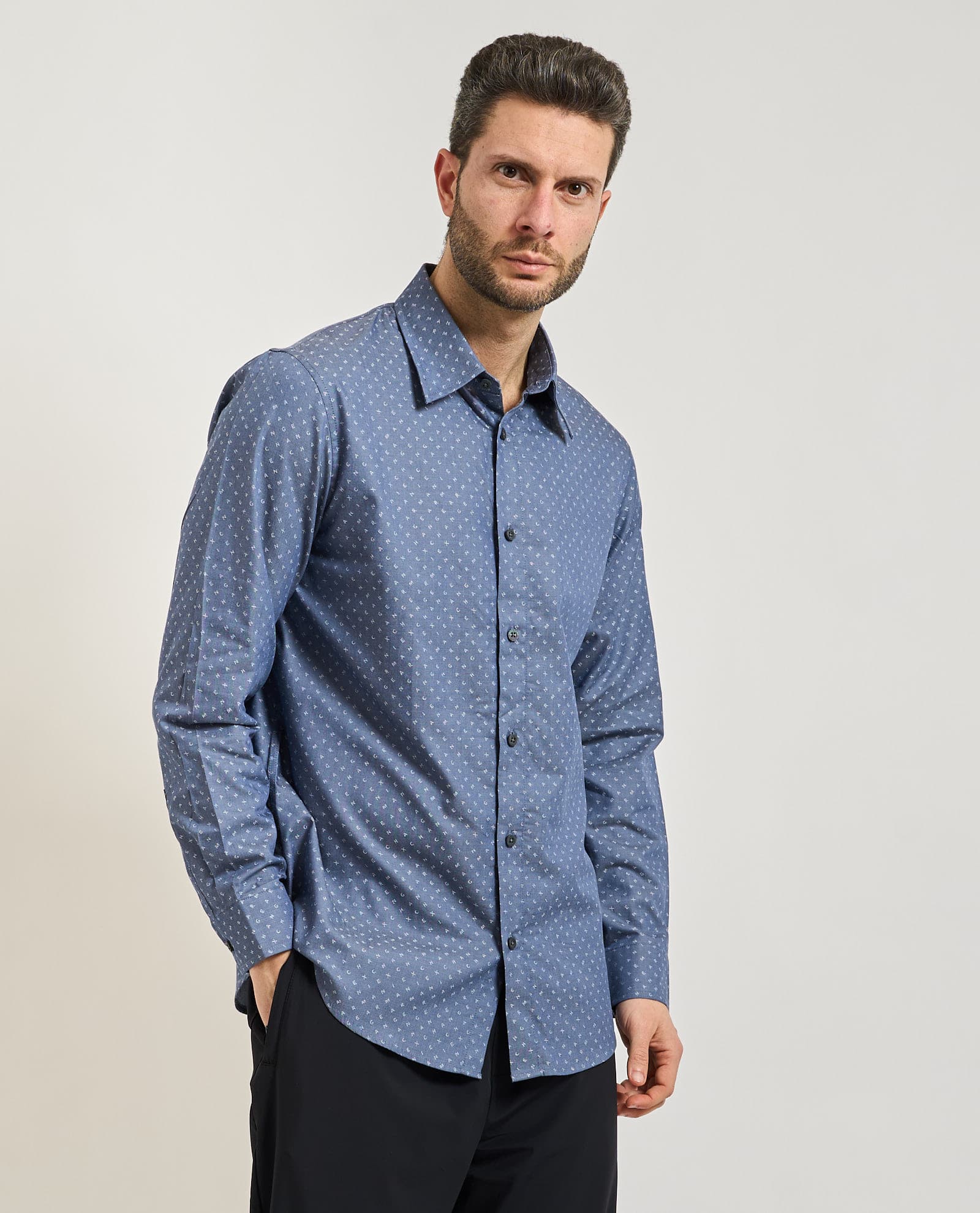ARMANI EXCHANGE  Camicie Blu - 3